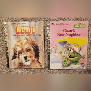 Little Golden Books Benji and Oscar's New Neighbor Book Set